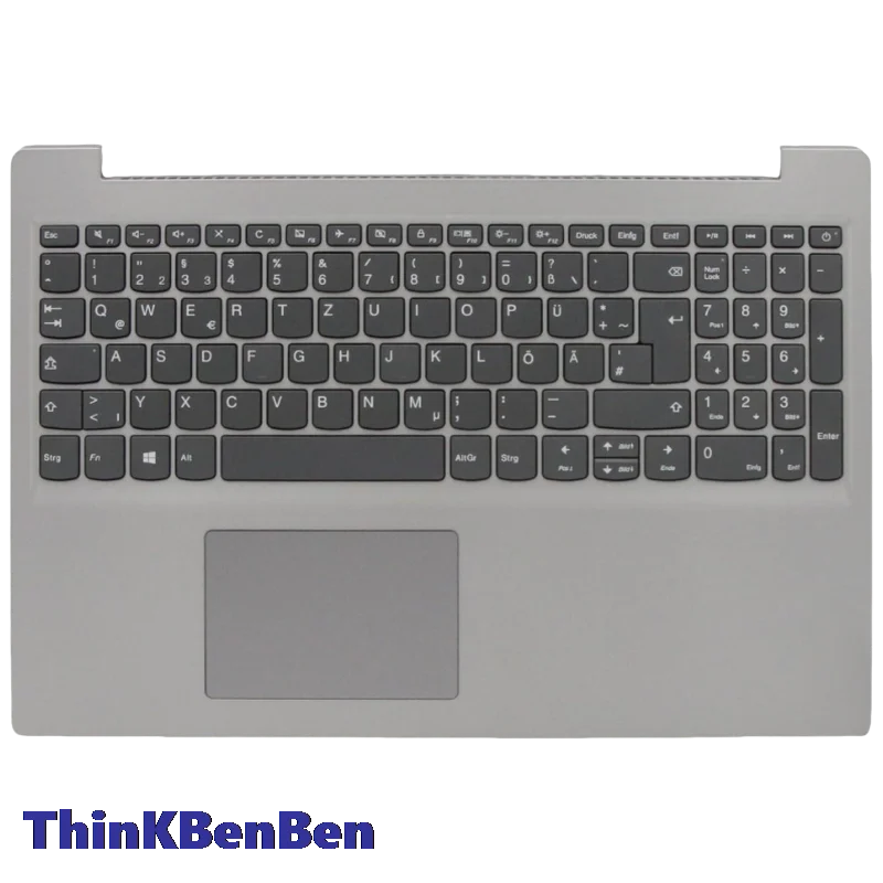 DE German Keyboard GR IMR Upper Case Palmrest Shell Cover For Ideapad S145 V15 15 IKB API IIL IWL AST IGM ADA IGL 5CB0W45598