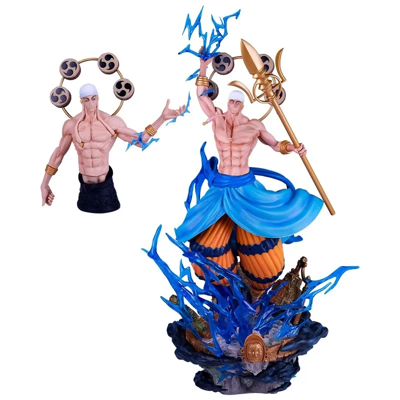 45Cm Een Stuk Anime Figuur Manga Gk Enel Adornos Grandes Actie Figuur Figma Collectie Ornament Standbeeld Kinderen Speelgoed Geschenken