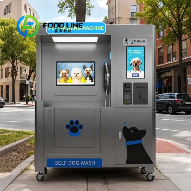 

Automatic Dog & Cat Pet Washing Machine Station Pet Cleaning Bath Machine with Motor Self-Service Vending 1 Year Warranty