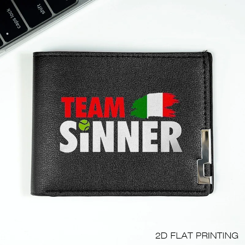 TEAM SINNER ИТАЛИЙСКИЙ ПРАПОР ДИЗАЙН МУЖСКИЙ Тонкий кошелек из искусственной кожи ЛЕГКИЙ ВЫПУСКНЫЙ БИЗНЕС-СТИЛЬ МОДНЫЙ АКСЕССУАР ДЛЯ ВСЕГДА ИСПОЛЬЗОВАНИЕ