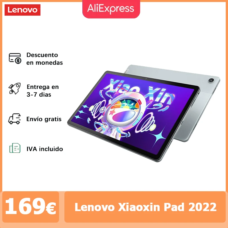 Original Lenovo Global Firmware Tablet Pad 2022 10.6-inch 2K Screen Tablet Android 12 Lenovo Tab M10 Plus 3rd Gen Wifi 7700 mAh