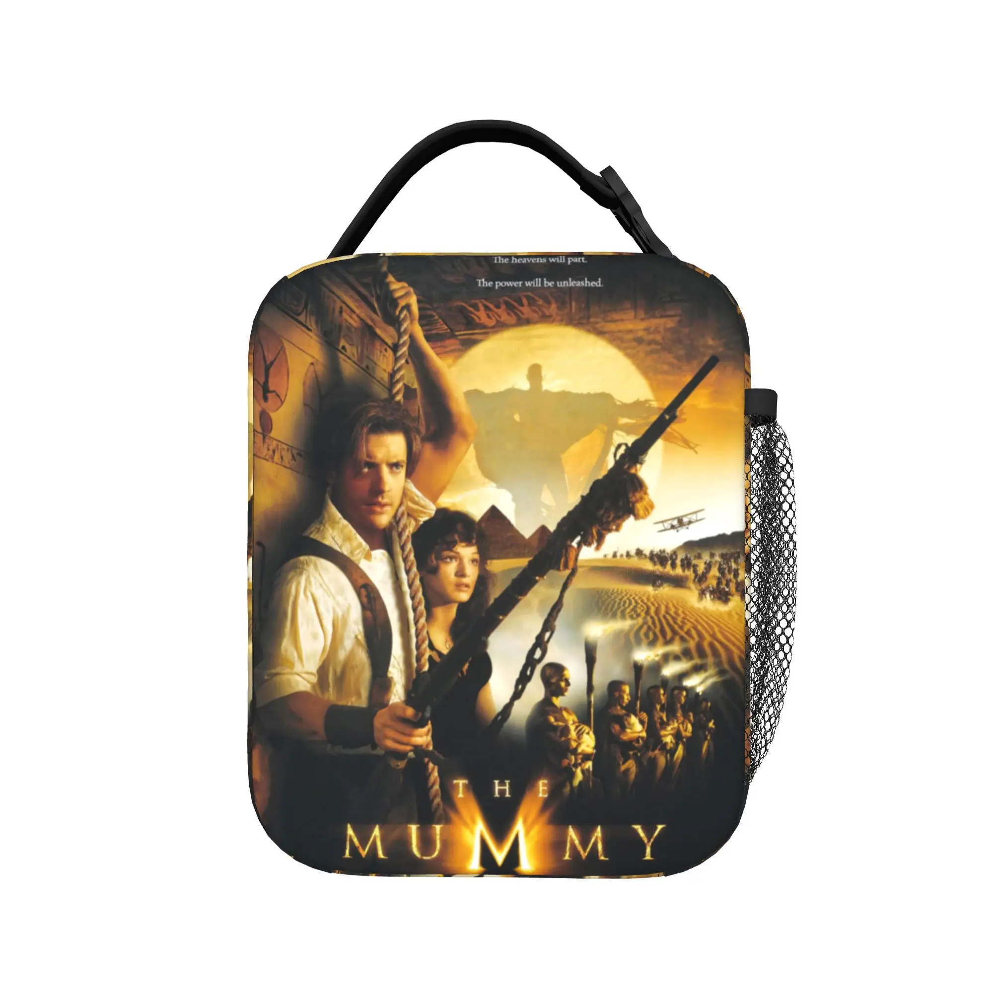 The Mummy Poster Insulated Lunch Bags Cooler Bag Reusable,Meal Container Horror Movie Tote Lunch Box Food Bag College  Picnic