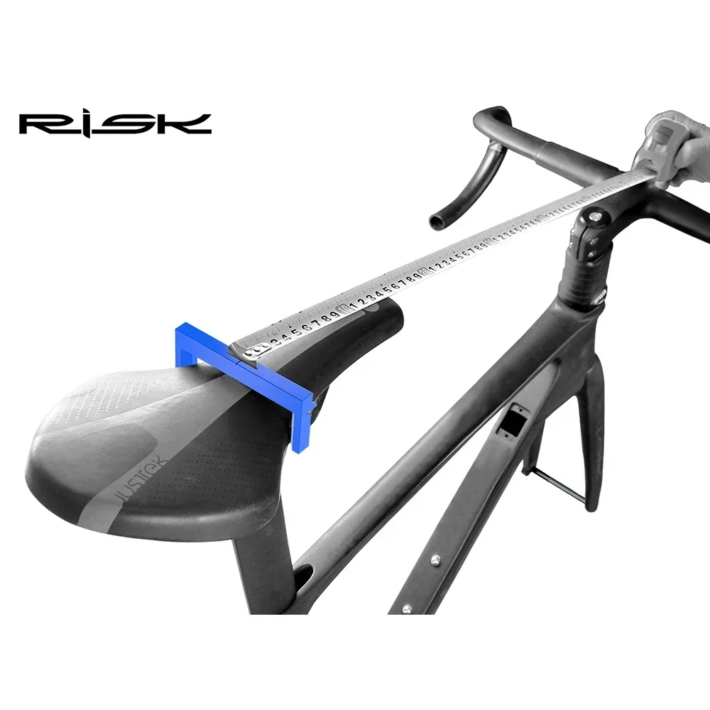 RISK Bicycle Seat Cushion Height Measuring Tool Bike Saddle Fitting Measurement Bottom Bracket Shell Center Positioning Gauge