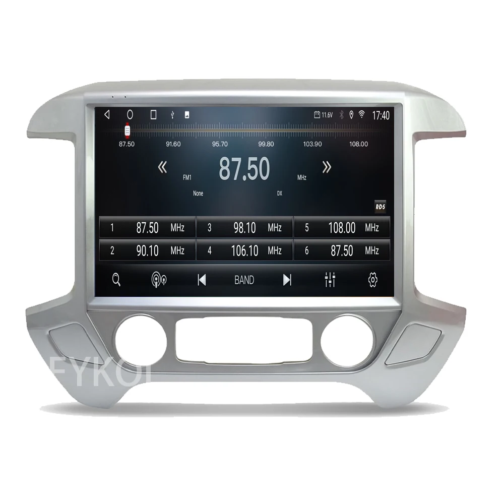 أندرويد 15 13.3 بوصة لسيارة شيفروليه سيلفرادو جي إم سي سييرا 2014-2018 شاشة كاربلاي راديو سيارة ستيريو مشغل وسائط متعددة بلوتوث نظام تحديد المواقع العالمي (GPS) #6