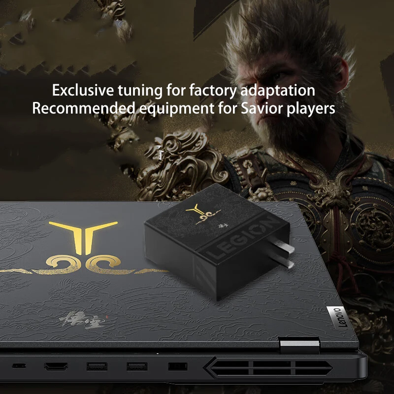 Адаптер Lenovo Адаптер для ноутбука Black Myth Wukong Joint Savior C170W Pd 3,1 Адаптер из нитрида галлия Мобильный телефон Зарядное устройство для компьютера