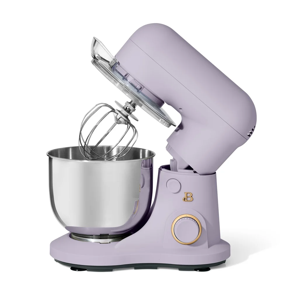 Robot da cucina da 3,5 Qt con testa inclinabile 300 W Potente frullino piatto a 12 velocità Gancio per impastare Frusta Lavabile in lavastoviglie Design compatto