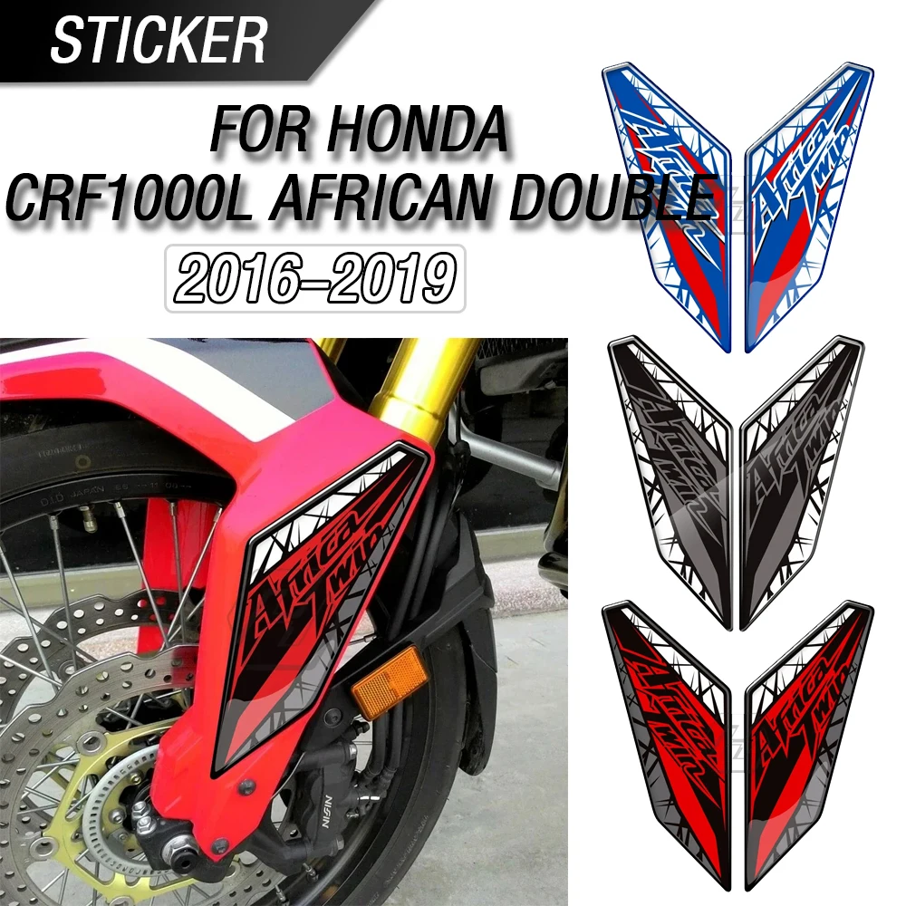 

Suitable for 2016 - 2019 Honda CRF1000L African Double 3D Motorcycle Fender Protection Decoration Sticker