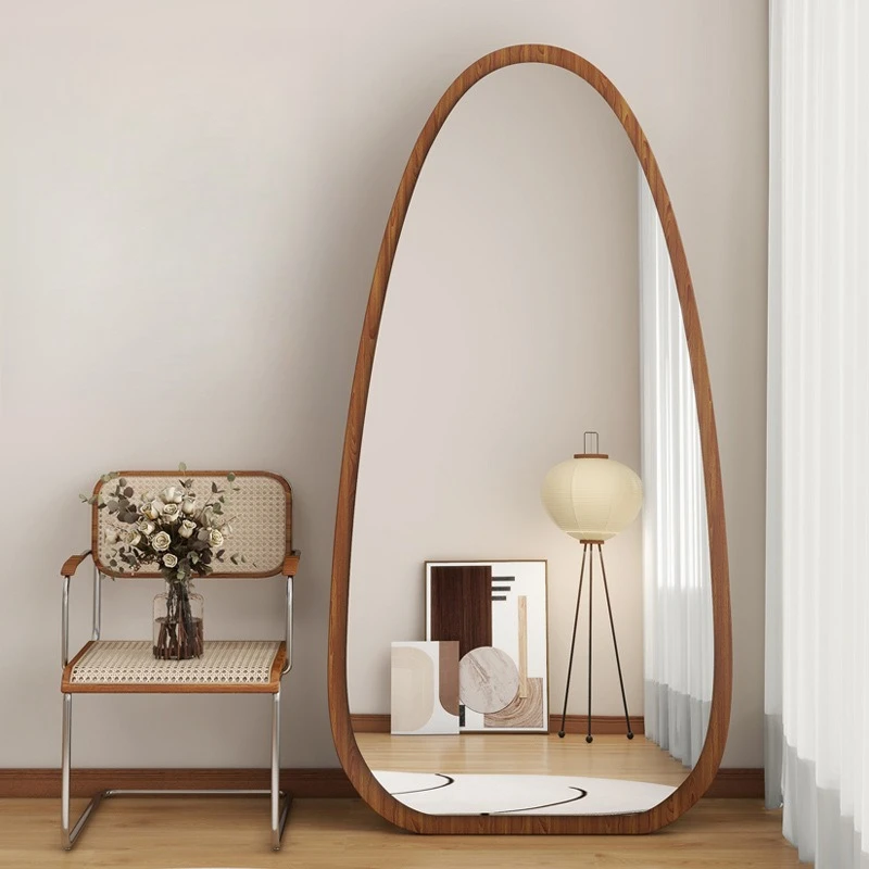 

Full body mirror clothing store special floor mirror retro special-shaped wall-mounted mirror