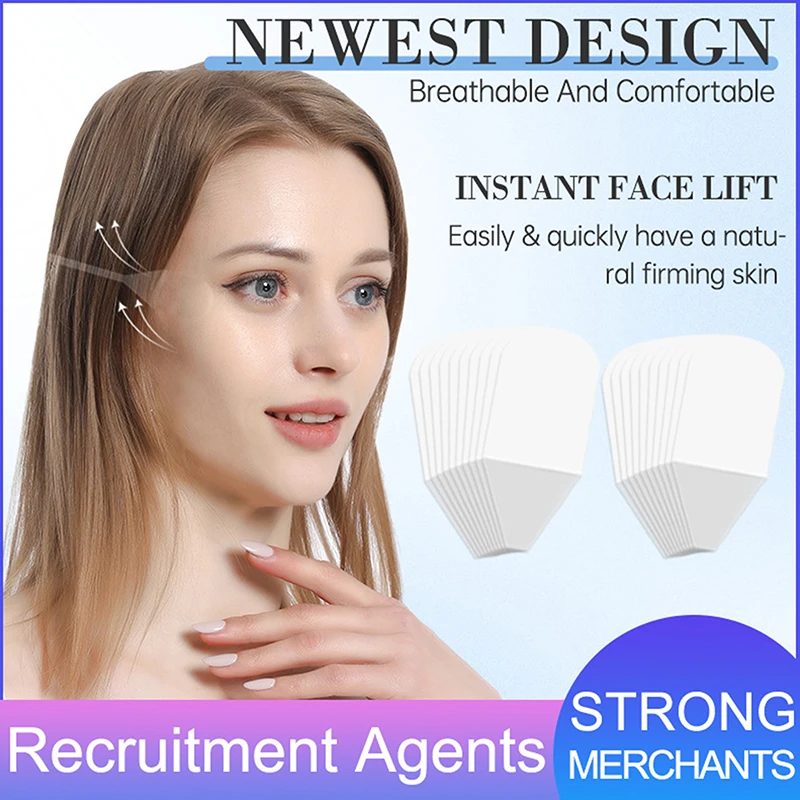 Thin Face Stickers V-Shape Fast Lifting Facial Lift Up Nasolabial Tira Neck Eye Double Chin Wrinkle Makeup Tape Facial Shaping