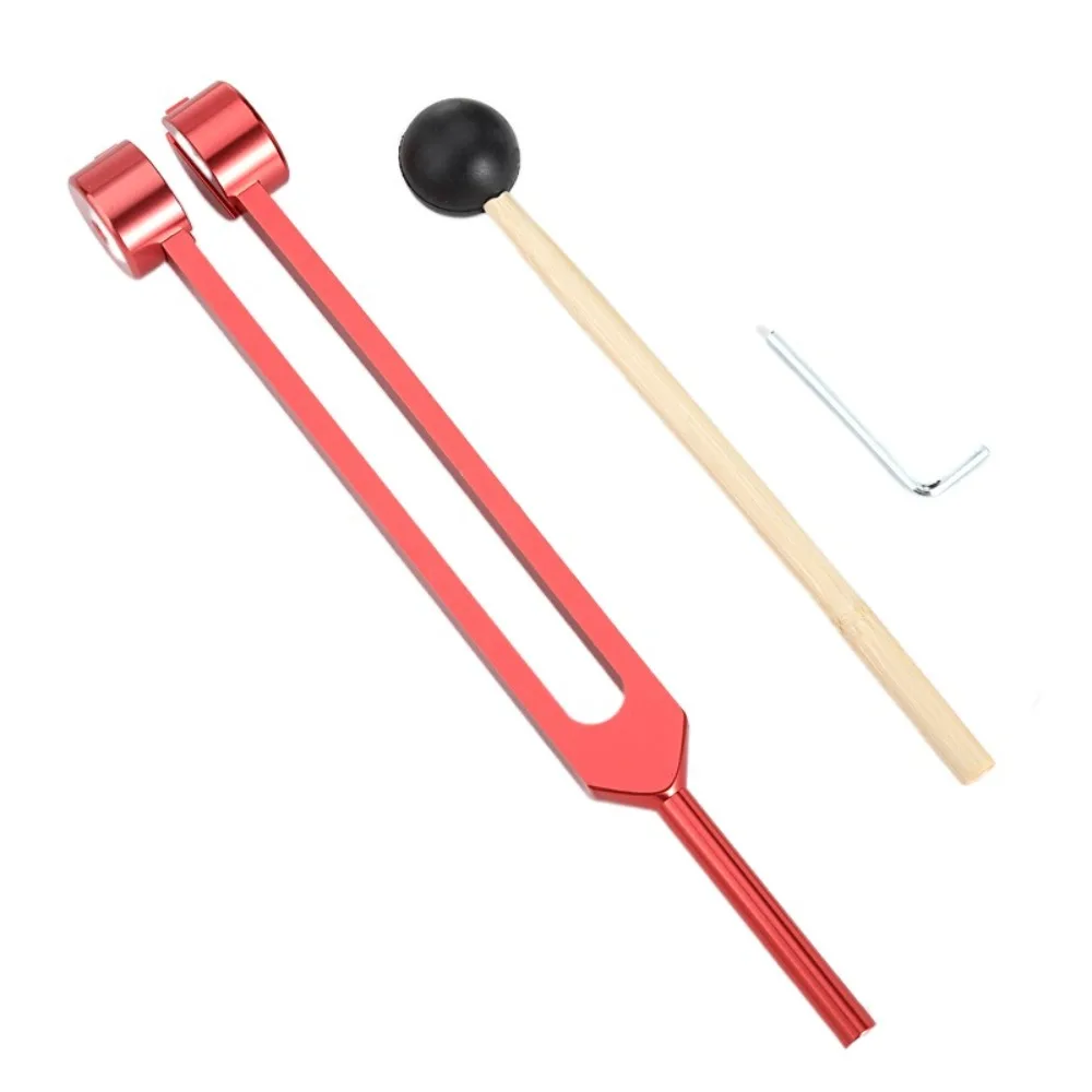 Healing Chakra 128 Hz Tuning Fork Set Sound Therapy Adjustable Bio-Acoustic Tuning Fork Portable Aluminium Alloy - Image 3