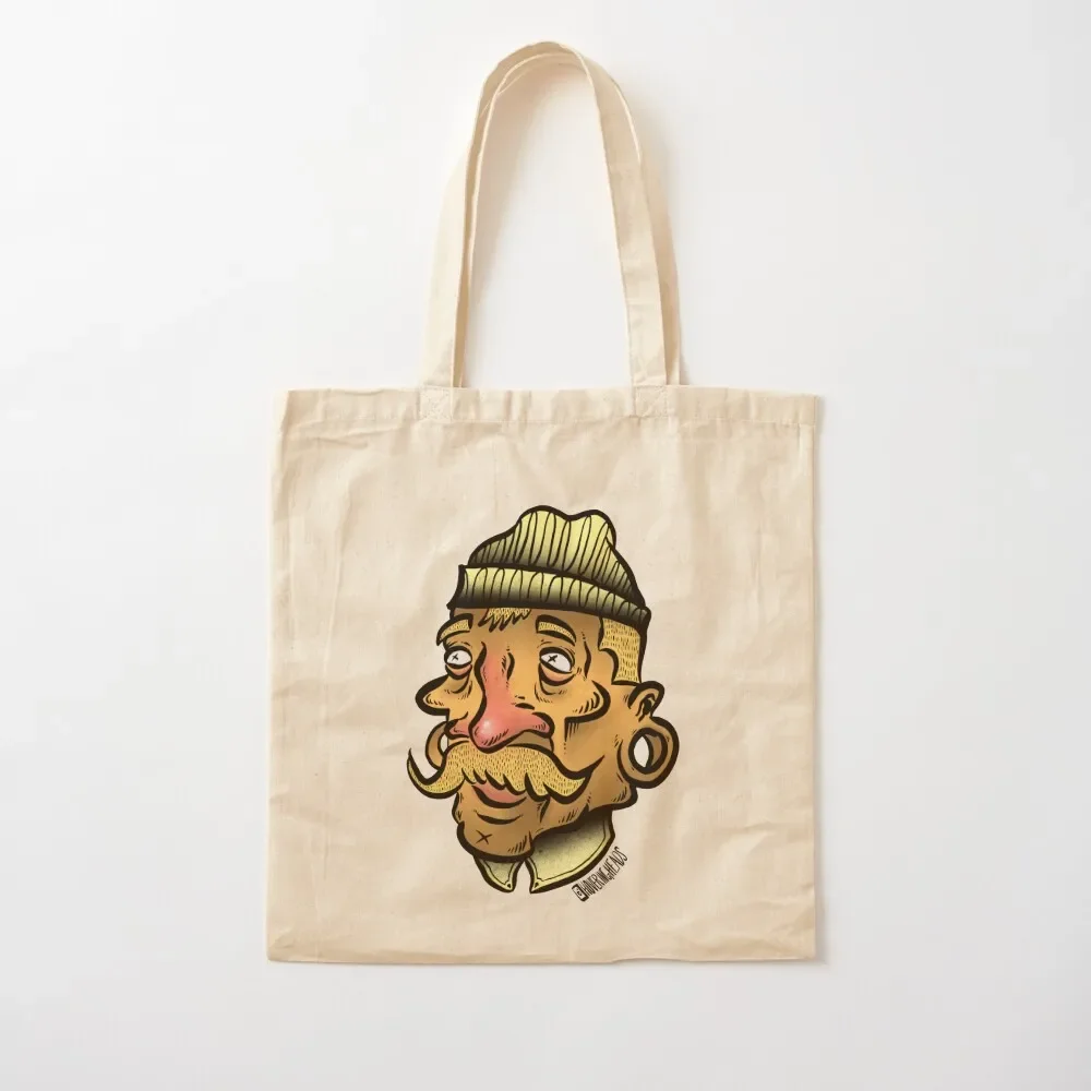 Hovering Fancy Mustache Head Tote Bag cloth bag woman personalized tote Tote Bag