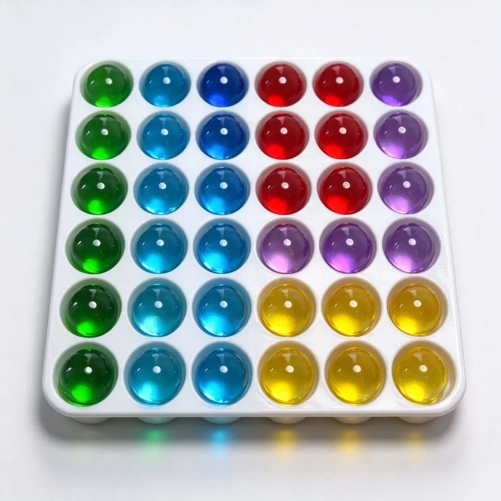 Iridescent Swirl Glass Marble Balls Diameter 15mm Color Glass Ball for Wedding Centerpieces Table Scatter Aquarium Home Decor