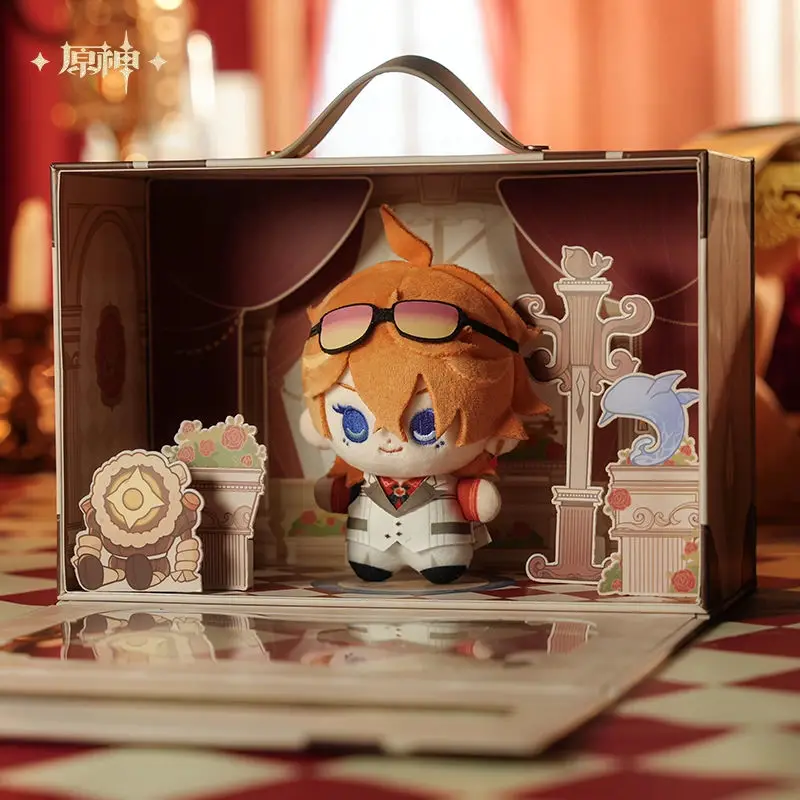 [Genuine] miHoYo Game Genshin Impact 2026 FES Series Tartaglia Mini Gift Box 11CM Anime Model Doujin Desktop Ornament Cosplay