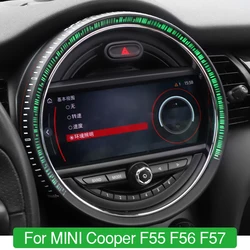 6.5inch 8.8inch Car Central Control Display Screen Modification Ring Cover For BMW MINI Cooper S JCW F55 F56 F57 Car Accessories