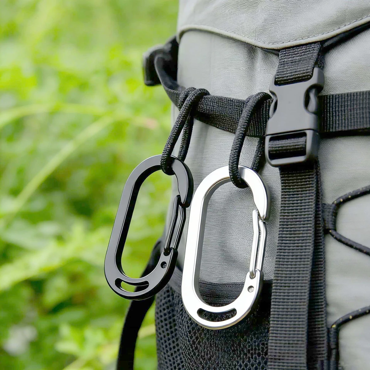 3-5 Stück 304 Edelstahl Schlüsselanhänger Karabiner Hummerverschluss Rucksackschnalle Outdoor Camping Federschnappverschluss Hundeketten-Werkzeugclip – Detail 6