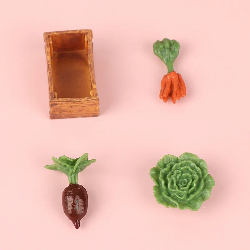 Mini casa de muñecas con cesta, decoración de cocina, accesorios para casa de muñecas, juguetes para juego de imitación, 1/12