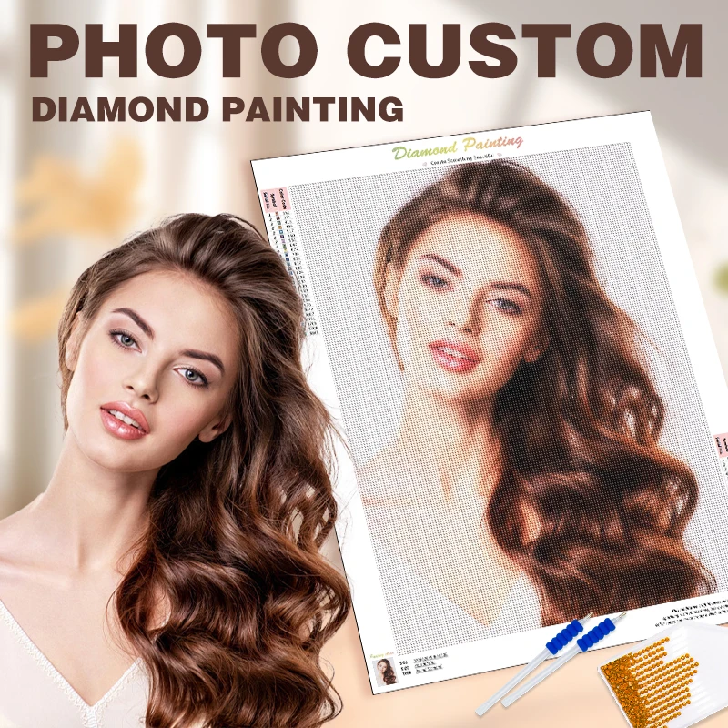 

GATYZTORY Photo Custom 5D DIY Diamond Embroidery Diamond Painting Cross Stitch Diamond Mosaic Kits Full Square Round Crystal New