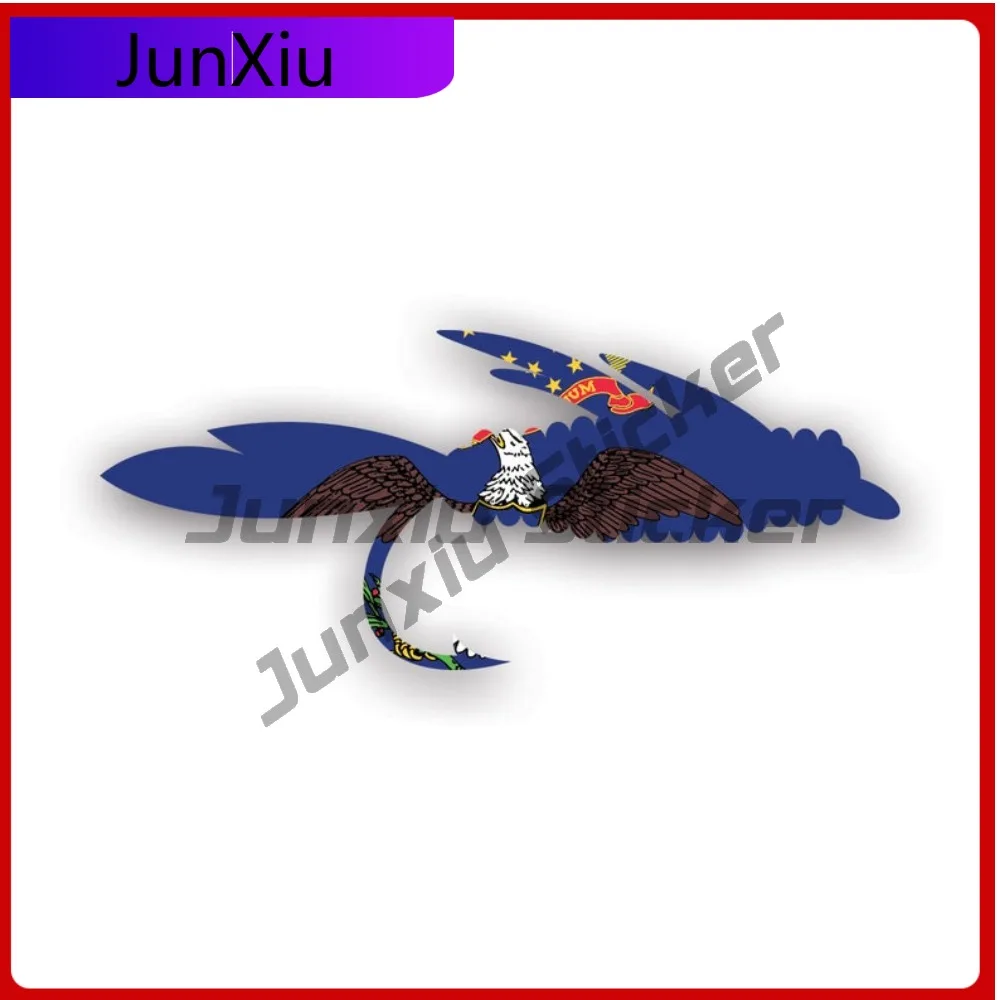 

North Dakota Fly Sun Resistant Fade Resistant Cool For Car Window Motorcycle Truck Easy Apply Removable Accessories Car Body