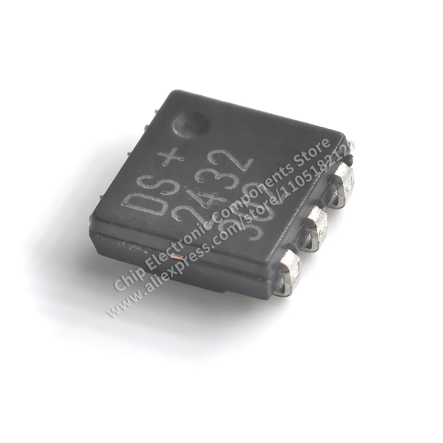 （2 PCS）Original IC DS2432P DS2432P+ / DS2432P+T&R — 1Kb Protected 1-Wire EEPROM with SHA-1 Engine, TSOC-6.