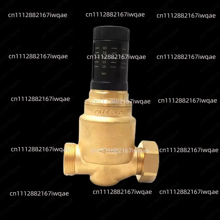 Full Copper Visual Differential Pressure Bypass Valve, Pressure Regulating & Deflation Valve for AC Heat Pump Floor Heating