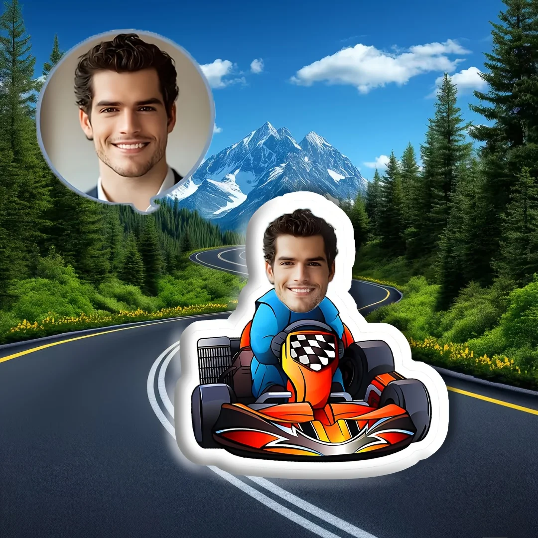 Customize an Adorable Car-shaped Pillow with Your Own Photo - Create a Personalized Commemorative Pillow for Yourself, Family, F