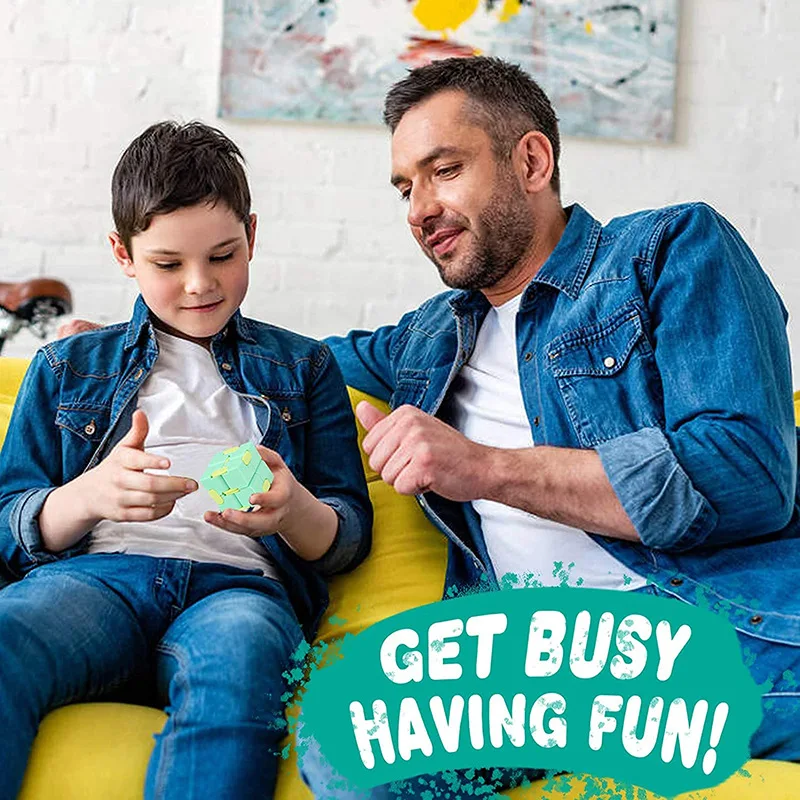 5pcs Magische Puzzel Kubus Anti Stress Relief Speelgoed voor Volwassenen kinderen Kubus Blokken Zintuiglijke Speelgoed voor Autisme ADHD OCD Angst hand Speelgoed