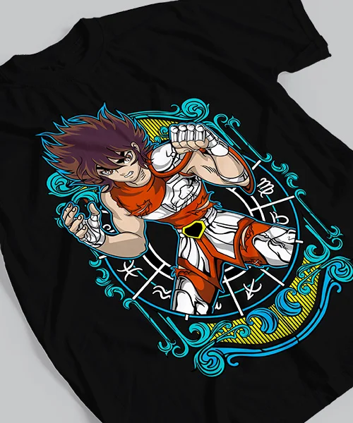 Camiseta unisex Caballeros del Zodiaco Seiya de Pegaso