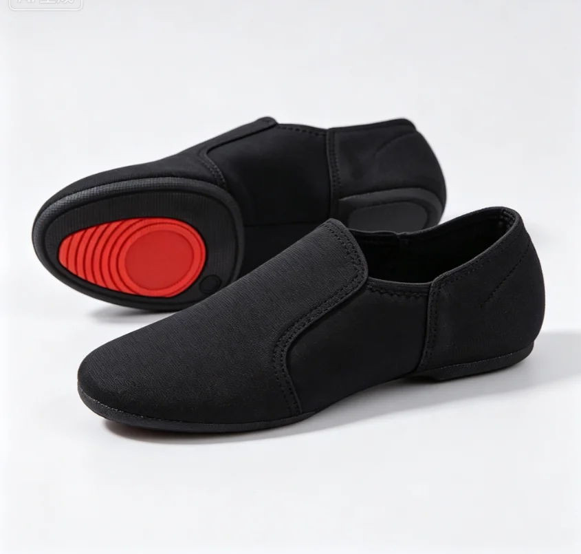 Green Flock Latin Modern Dance Shoes Women Adjustable Buckle Strap Salsa Ballroom Jazz Dance Sandals Girls Sneaker Dancing Shoes
