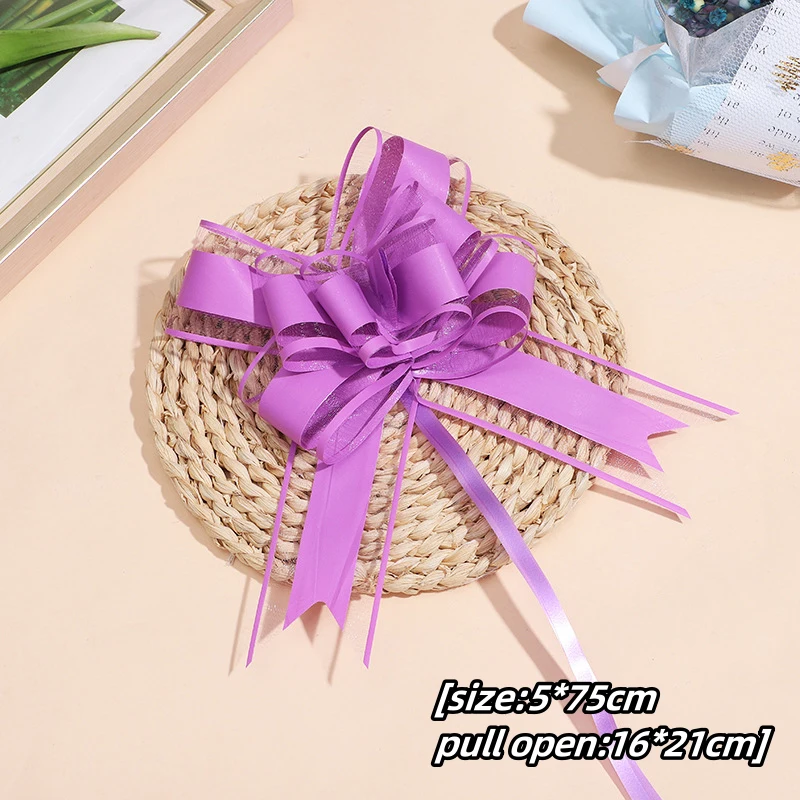 10/50/100Pcs Gifts Ribbons Bows Polychrome