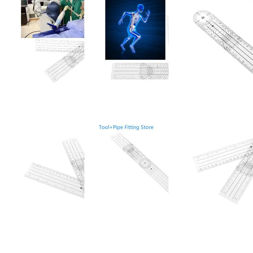 F92B 0.8mm Thickness Medical Spinal Ruler for Measure the Movement of Joints Such As Fingers Knees and Elbows