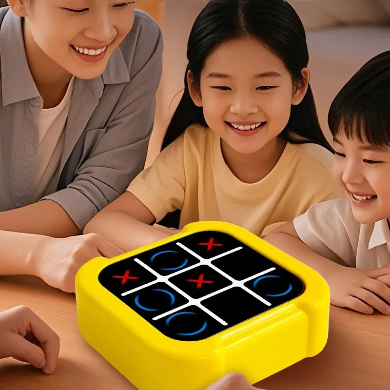 Elektronisch Tic Tac Toe Schaakbord Multifunctioneel Kindereducatie Strategie Speelgoed Interactief Hersenspel Ouder-kind plezier