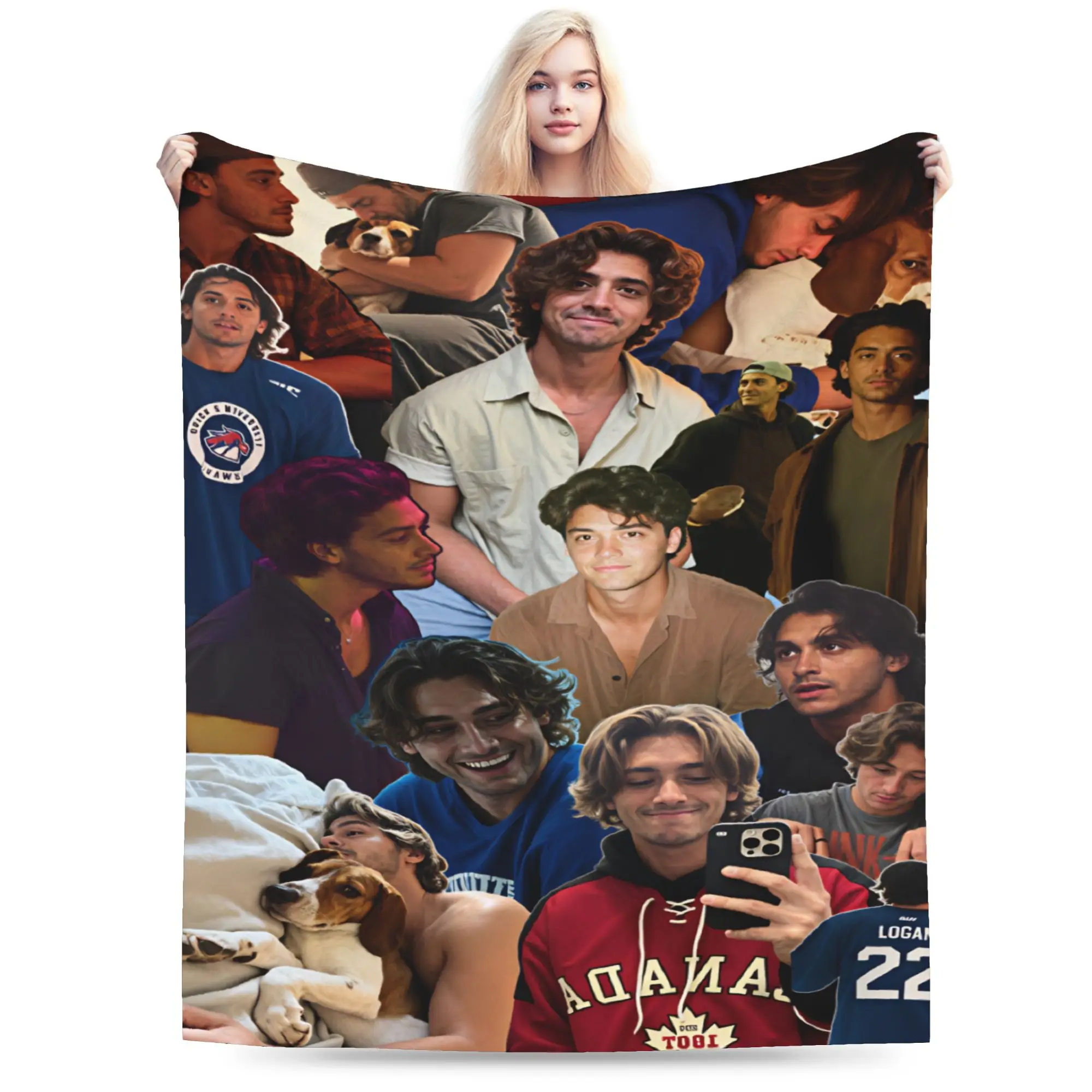 Super Soft Blanket Boy Girl Decorative Dean & Allie Off Campus Bedding Throws  Flannel Bedspread For Outdoor Pattern Sofa Bed