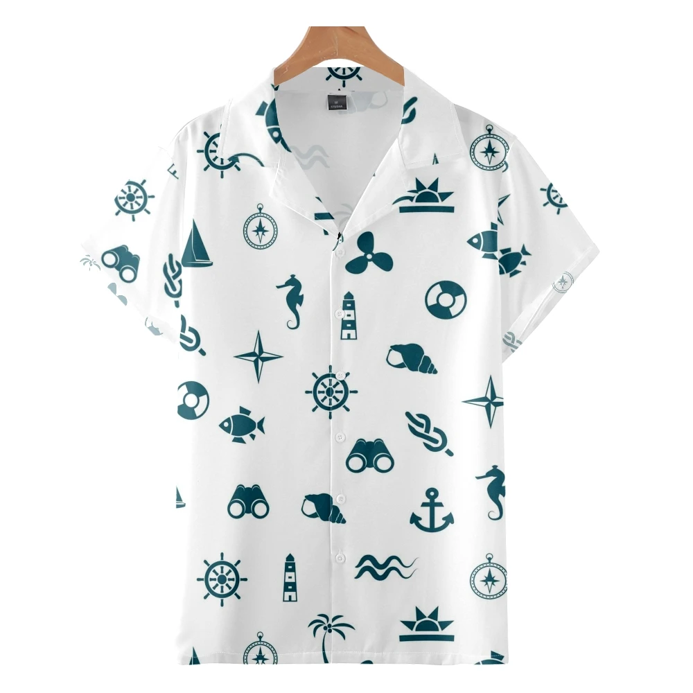 

Men's Fashion Cuban Collar Hawaiian Beach Shirt Coconut Tree 3D Print Cozy Casual Short Sleeve Oversized Clothes 11