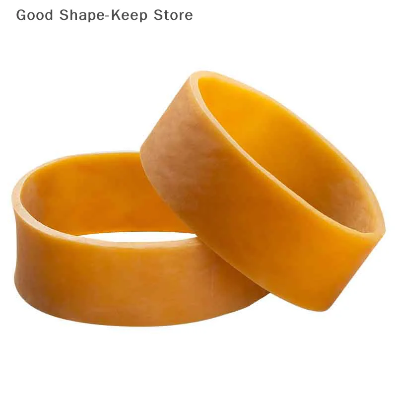 ยางรัดผมสีเหลือง 10/20 ชิ้น ยางยืดหยุ่นสูง วงยางลาเท็กซ์ สำหรับเครื่องเขียน แพ็คเกจสำนักงาน วงยางสำหรับใช้ในบ้าน ทนทาน