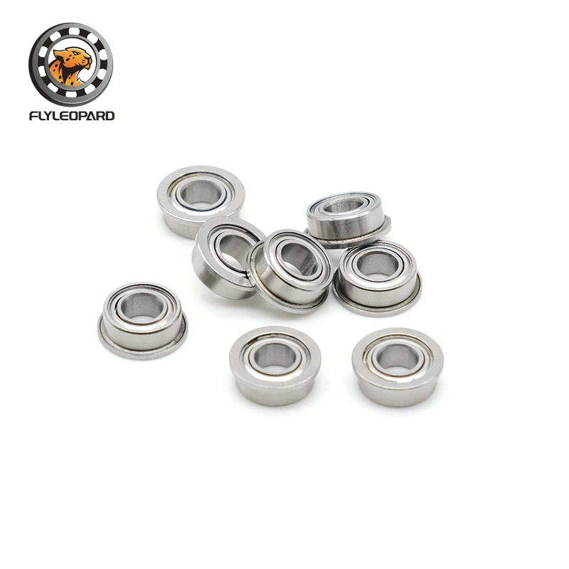 

MF105ZZ Flange Bearing 5x10x4 mm ABEC-7 ( 10 PCS ) Miniature Flanged MF105 Z ZZ Ball Bearings