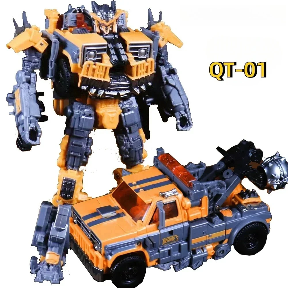 Auf Lager Transformed Toys Movie QT-01 QT01 Trap Robot Rettungsfahrzeug Legierung Ver. Shape Shifting Jeep Model Actionfigur Geschenke