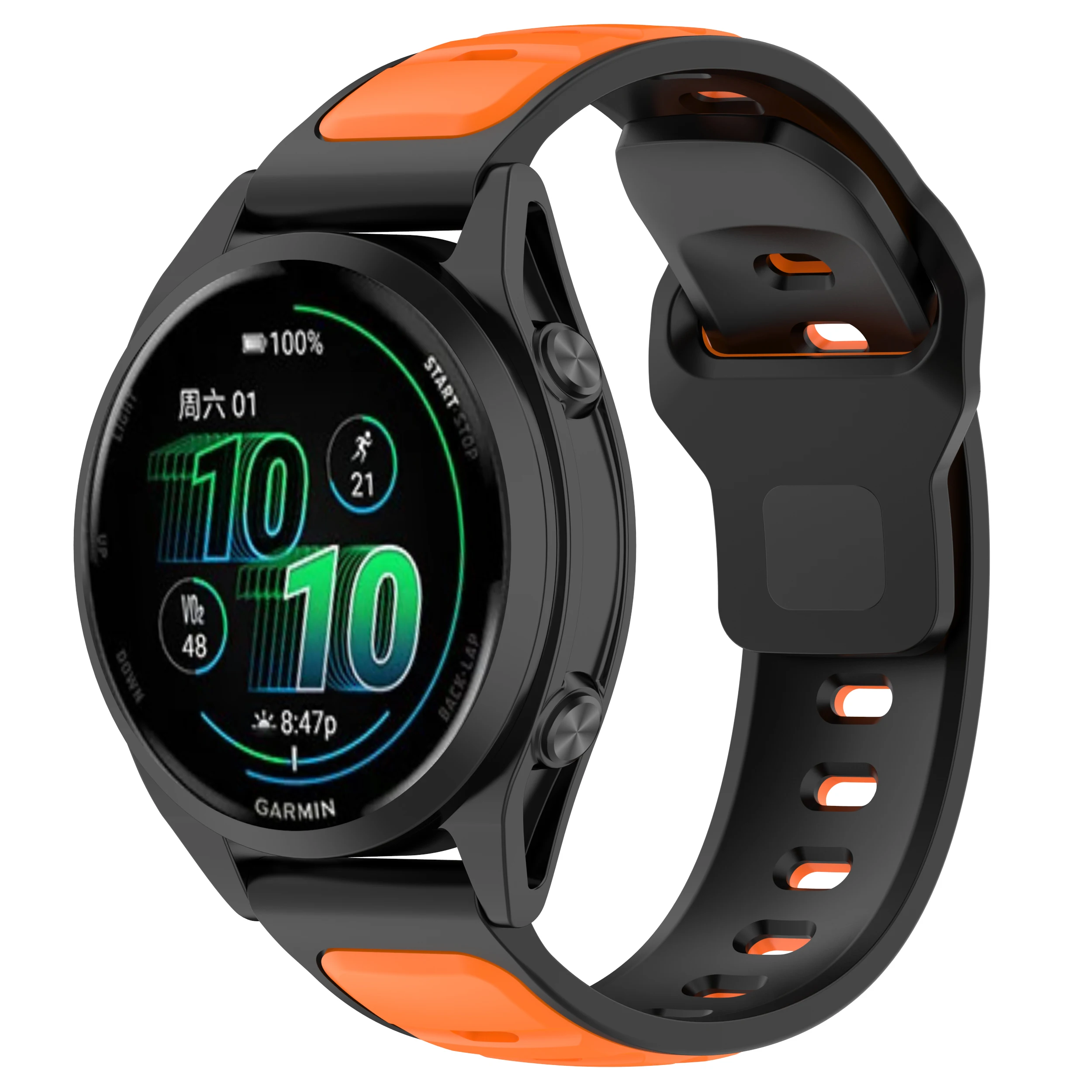 20 22 mm Silikonarmband für Polar Vantage V3 M2/M Grit X Pro Titan Sportarmband für Polar Ignite 3 2 Unite Pacer Band Armband – Detail 4