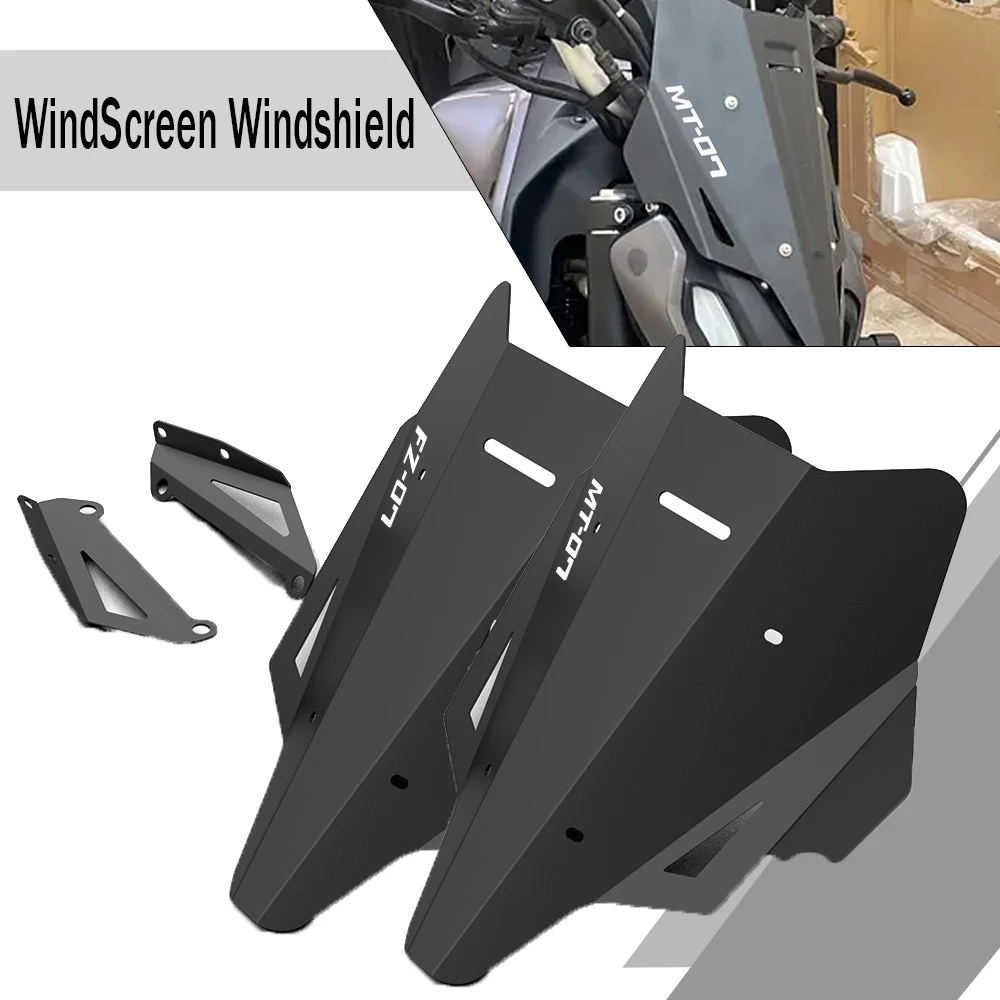 

New For YAMAHA MT-07 2021 2022 2023 2024 MT07 mt07 FZ07 FZ-07 mt-07 Motorcycle Aluminum Alloy Windshield Sport Windscreen Visor