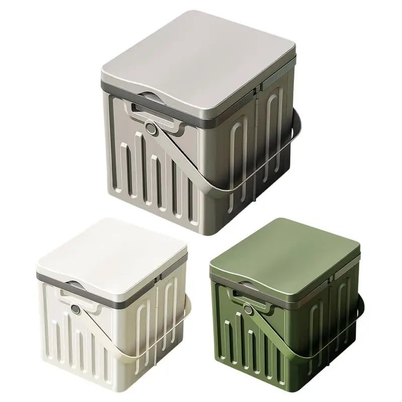 

Camping Gear Box Large Capacity Multifunctional Storage Containers 25L Outdoor Camping Containers For Trunk Picnics