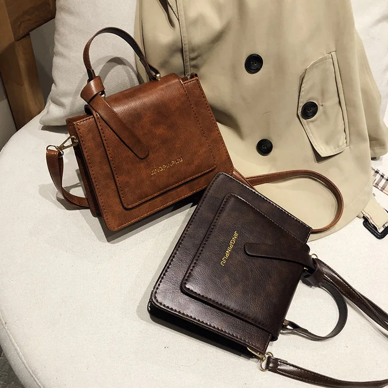 Casual Pu Leather Messenger Bags Fashion Handbag Purses and Handbags Luxury Designer Shoulder Crossbody Bags for Women