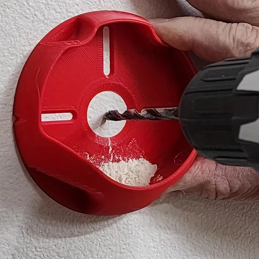 

1 Pc Universal Efficient Durable Plastic Drilling Dust Collector Non-Slip Large Capacity Drill Dust Collector Easy Installation