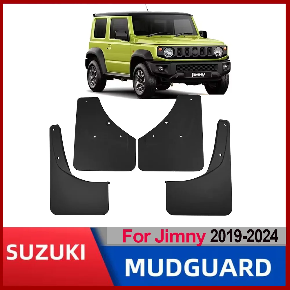 

For Suzuki Jimny 2019 2020 2021 2022 2023 2024 Mudguards Fender Mud Flap Guard Splash Guards Front Rear Car Refit Accessories