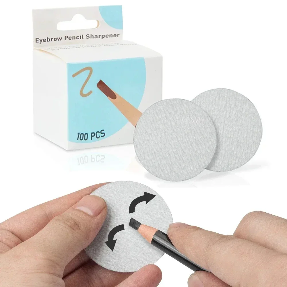 

Eyebrow Pencil Sharpener Sandpaper Polish Microblading Tattoo Sharpening Tip Thin Eyebrows Makeup Tattoo Tools 50pcs/100pcs/lot