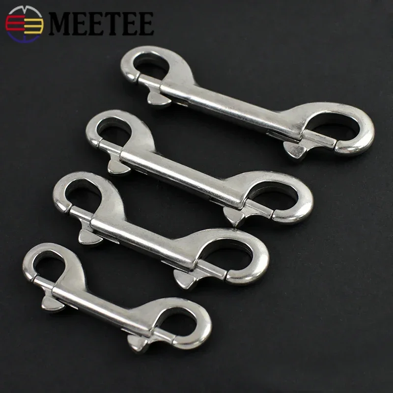 

2-5Pcs 76-115mm Stainless Steel Buckles for Backpack Small Carabiner Clips Dog Collar Clasp Keychain Hanger Hook Hardware Sewing