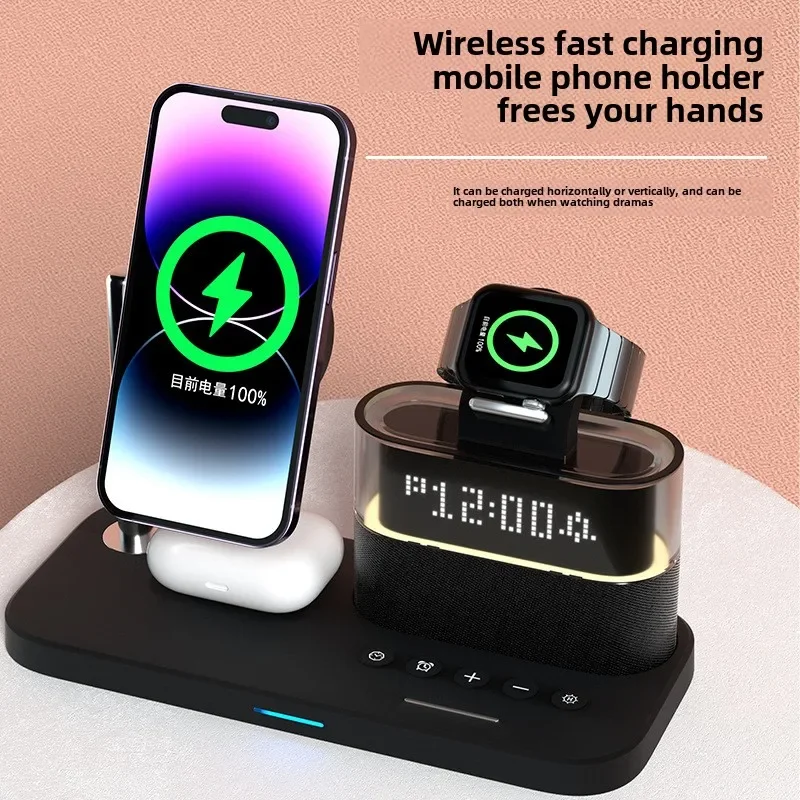 

Qi2 Wireless Charger Fast Charging Dock Portable Chargers Magsafe Charging Station 3 in 1 Mobile Phone Charger Ultra High Speed