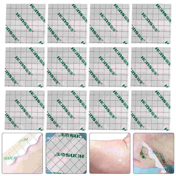 100 adet makyaj paleti yapışkan yara pansuman malzemesi su geçirmez bandajlar bakım tıbbi Mini Pu