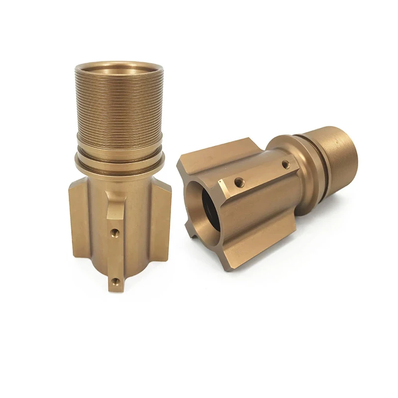 CNC brass precision machining special-shaped connection sleeve mechanical transmission special-shaped joint