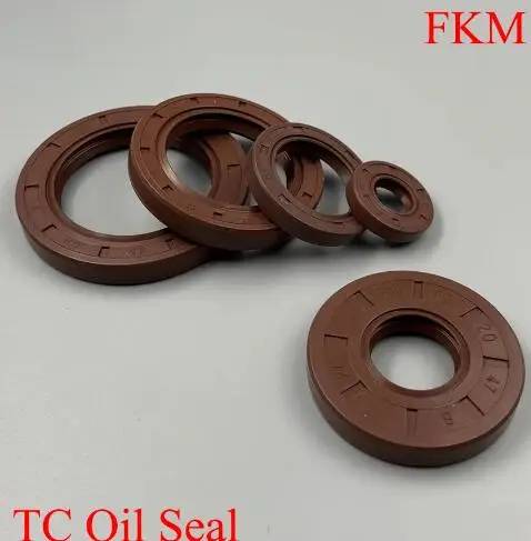 20Pieces 30*47*7 30x47x7 Fluoro FKM Fluorine Rubber 2 Lip Spring TC Ring Gasket Radial Shaft Skeleton Oil Seal