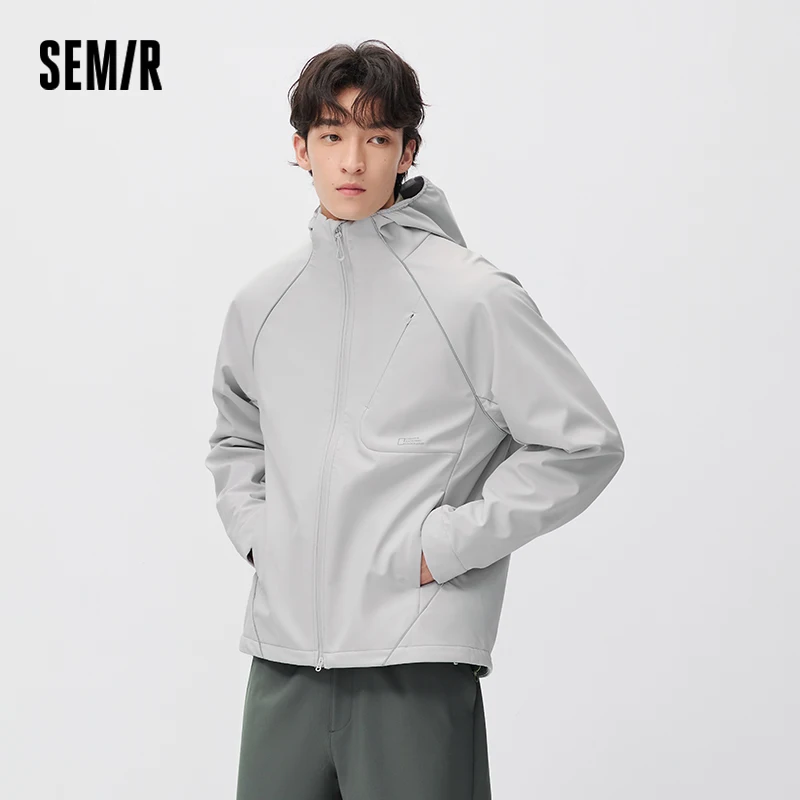 Semir Men Winter Jacket Hooded 2026 New Winter Daily Wear Urban Casual Style Cold Weather Layering Everyday Wardrobe
