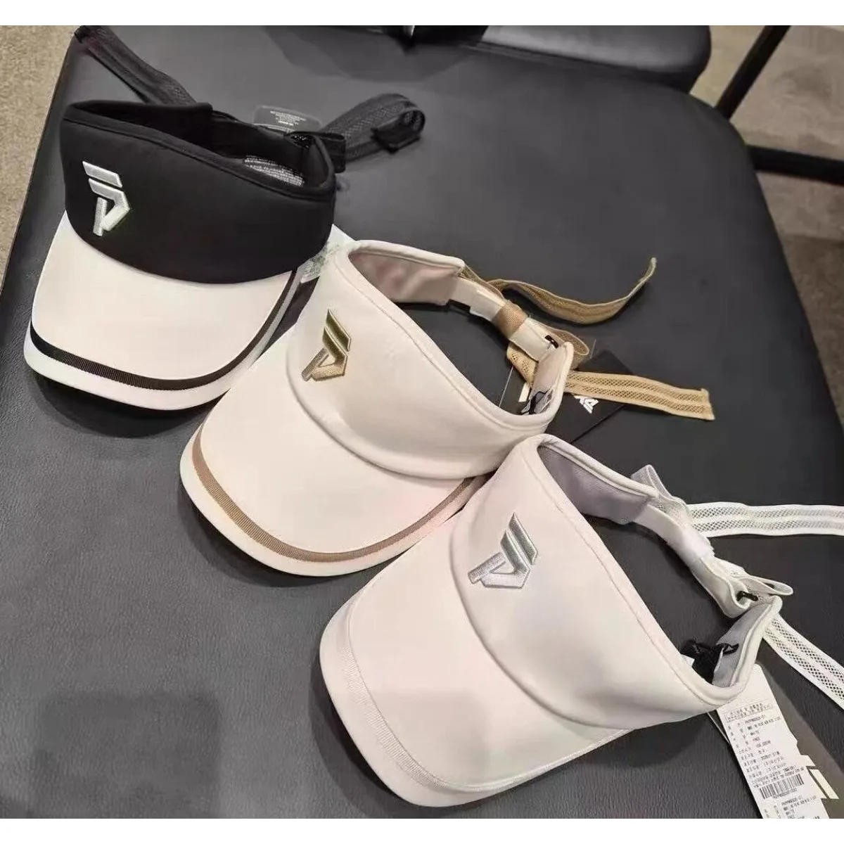 visiere-de-golf-pour-femme-2026-nouveau-style-coreen-broderie-de-lettres-avec-nœud-protection-solaire-sechage-rapide-respirante-legere-en-polyester-pour-l'exterieur